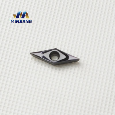 VBMT110304 সিমেন্টযুক্ত টংস্টেন কার্বাইড কাটিং টুল পরিধান প্রতিরোধের উচ্চ কঠোরতা